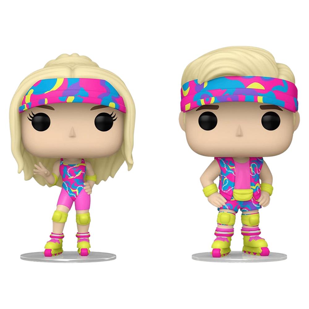 Funko Pop Skating Barbie & Skating Ken (2-Pack) (Barbie Movie)
