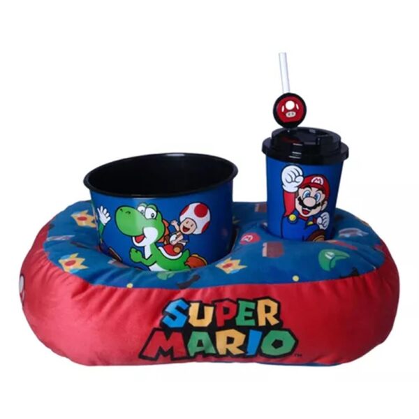 Kit Almofada Pipoca - Super Mario