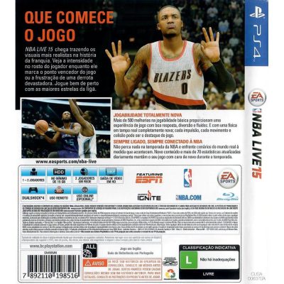Nba Live 15 Ps4