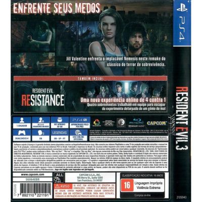 Resident Evil 3 Remake Ps4 #2