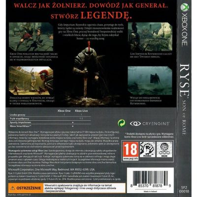 Ryse Son Of Rome Legendary Edition Xbox One (Com Código)