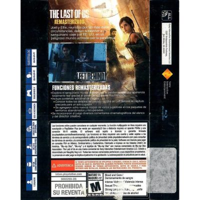 The Last Of Us Remasterizado Ps4 (Case De Papelão)