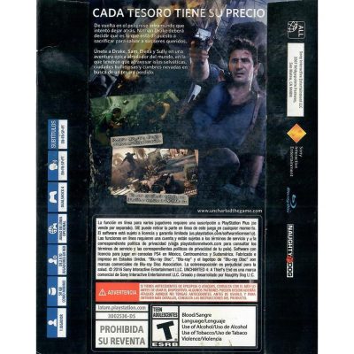 Uncharted 4 A Thiefs End Ps4 #1 (Case De Papelão)