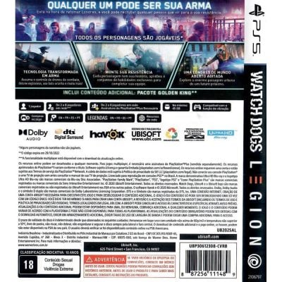 Watch Dogs Legion Ps5