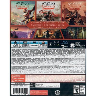 Assassins Creed Chronicles Ps4