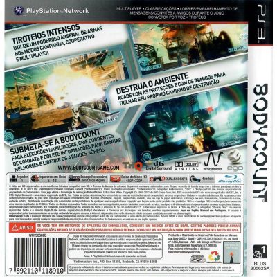 Bodycount Ps3 #1