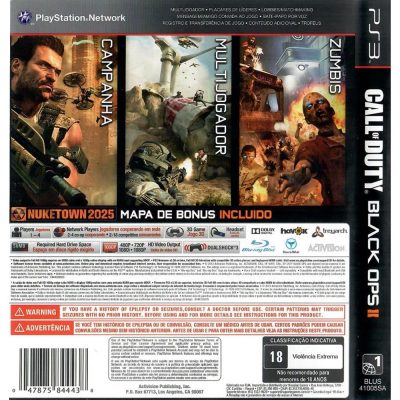 Call Of Duty Black Ops Ii Ps3