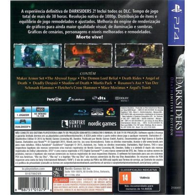 Darksiders Ii Deathinitive Edition Ps4