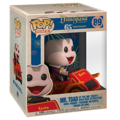 Funko Pop Rides - Mr. Toad At The Mr. Toad's Wild Ride Attraction 89 (Disneyland Resort 65H Anniversary)