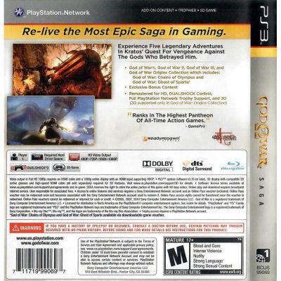 God Of War Saga Ps3 #1 (Codigo Usado)