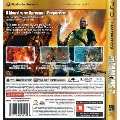 Infamous 2 Ps3 (Favoritos)