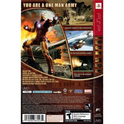 Iron Man Psp #1 (Greatest Hits) (Marca De Canhão)