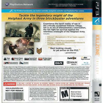 Killzone Trilogy Ps3