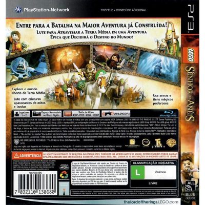 Lego O Senhor Dos Aneis Ps3 #1