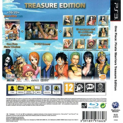 One Piece Pirate Warrior Treasure Edition Ps3 (Sem Código)