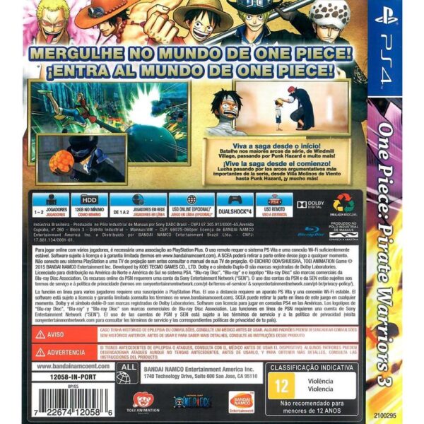 One Piece Pirate Warriors 3 Ps4 #2
