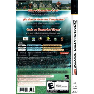Pro Evolution Soccer 2010 Psp