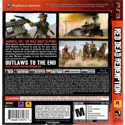 Red Dead Redemption Ps3 #3 (Greatest Hits) (Sem Mapa)