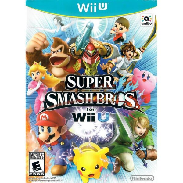 Super Smash Bros For Wii U Nintendo Wii U #1 (Manual Amassado)