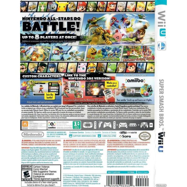 Super Smash Bros For Wii U Nintendo Wii U #1 (Manual Amassado)