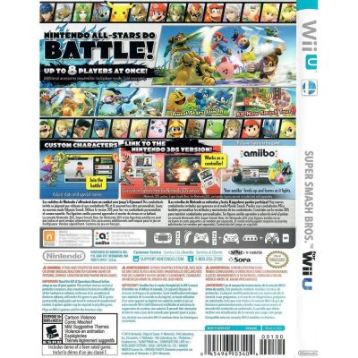 Super Smash Bros For Wii U Nintendo Wii U (Com Luva)