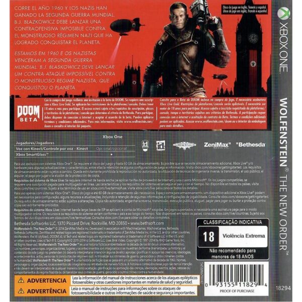 Wolfenstein The New Order Xbox One #1