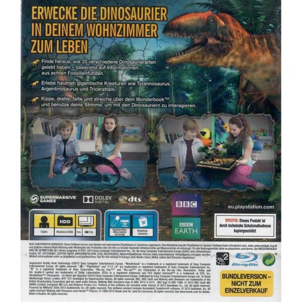 Wonderbook Dinosaurier Im Reich Der Giganten Ps3