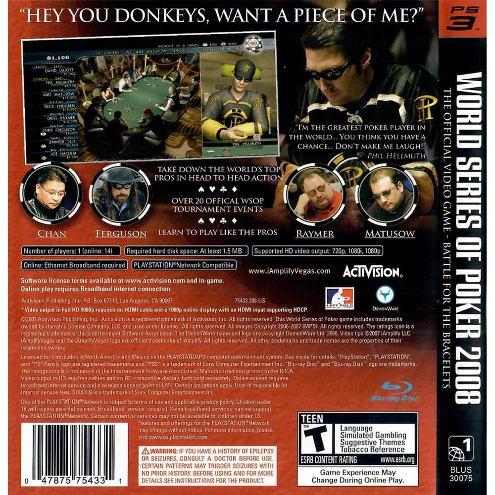 World Series Of Poker 2008 #1