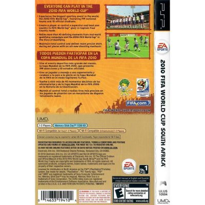 2010 Fifa World Cup South Africa Psp