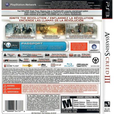 Assassins Creed Iii Ps3 #1
