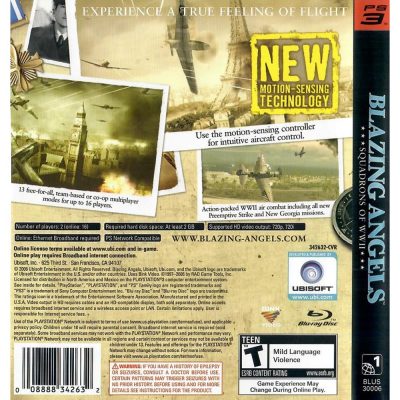 Blazing Angels Squadrons Of Wwii Ps3 #1