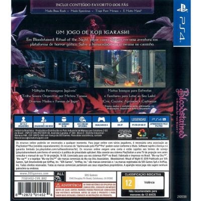 Bloodstained Ritual Of The Night Ps4