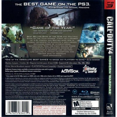 Call Of Duty 4 Modern Warfare Goty Edition Ps3 #1