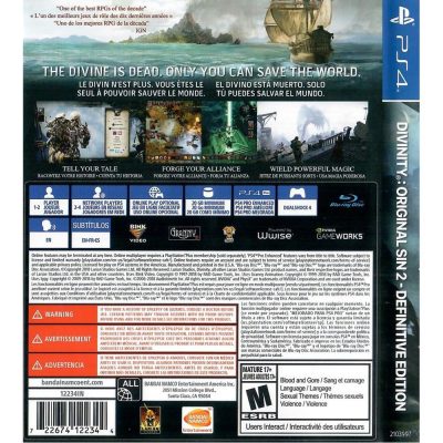 Divinity Original Sin 2 Definitive Edition Ps4