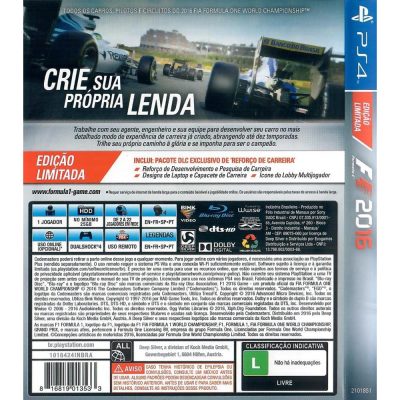 F1 2016 Ps4