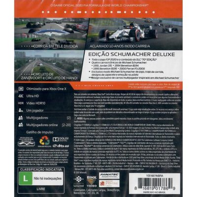 F1 2020 Edição Schumacher Deluxe Xbox One