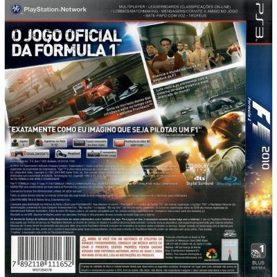 Formula 1 2010 Ps3 #1