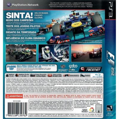 Formula 1 2012 Ps3 #1