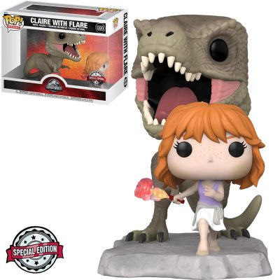 Funko Pop Jurassic World - Claire With Flare 1223 (Movies Moments)