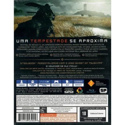 Ghost Of Tsushima Edição Especial Ps4 (Steelbook)