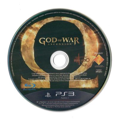 God Of War Ascension Ps3 #1 (Somente O Disco)