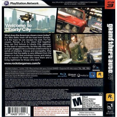 Grand Theft Auto Iv Ps3 (Greatest Hits)