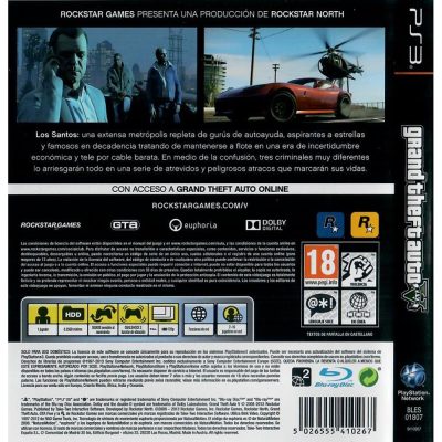 Grand Theft Auto V Ps3