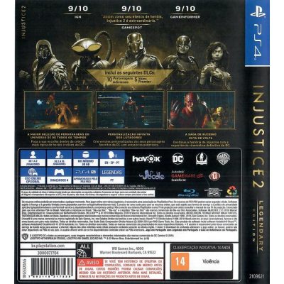 Injustice 2 Legendary Edition Ps4
