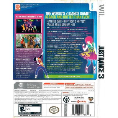 Just Dance 3 Nintendo Wii #3 (Sem Manual)