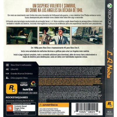 L.A. Noire Xbox One #2