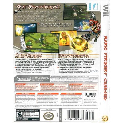 Mario Strikers Charged Nintendo Wii #3 (Manual Amassado)