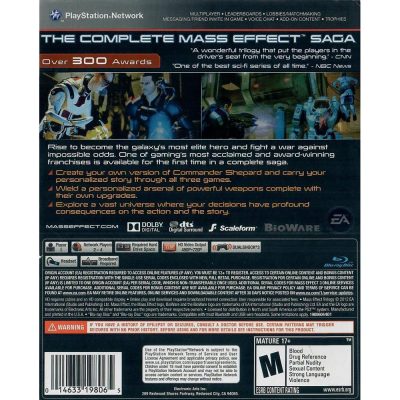 Mass Effect Trilogy Ps3