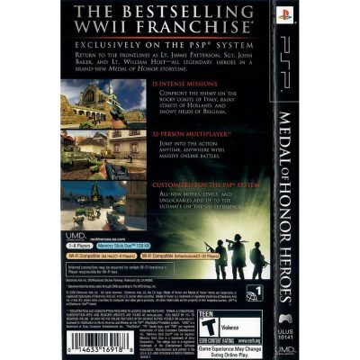 Medal Of Honor Heroes Psp