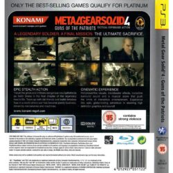 Metal Gear Solid 4 Guns Of The Patriots Ps3 (Platinum)